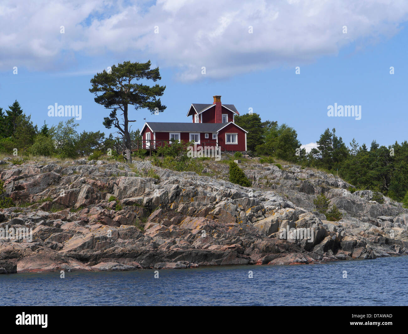 pilots house, öxelösund, södermansland, sweden Stock Photo