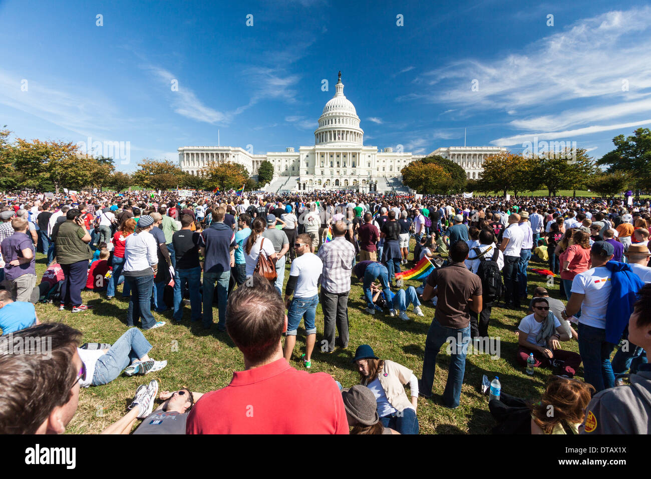 Gay Pride Festival in Washington, DC Stock Photo