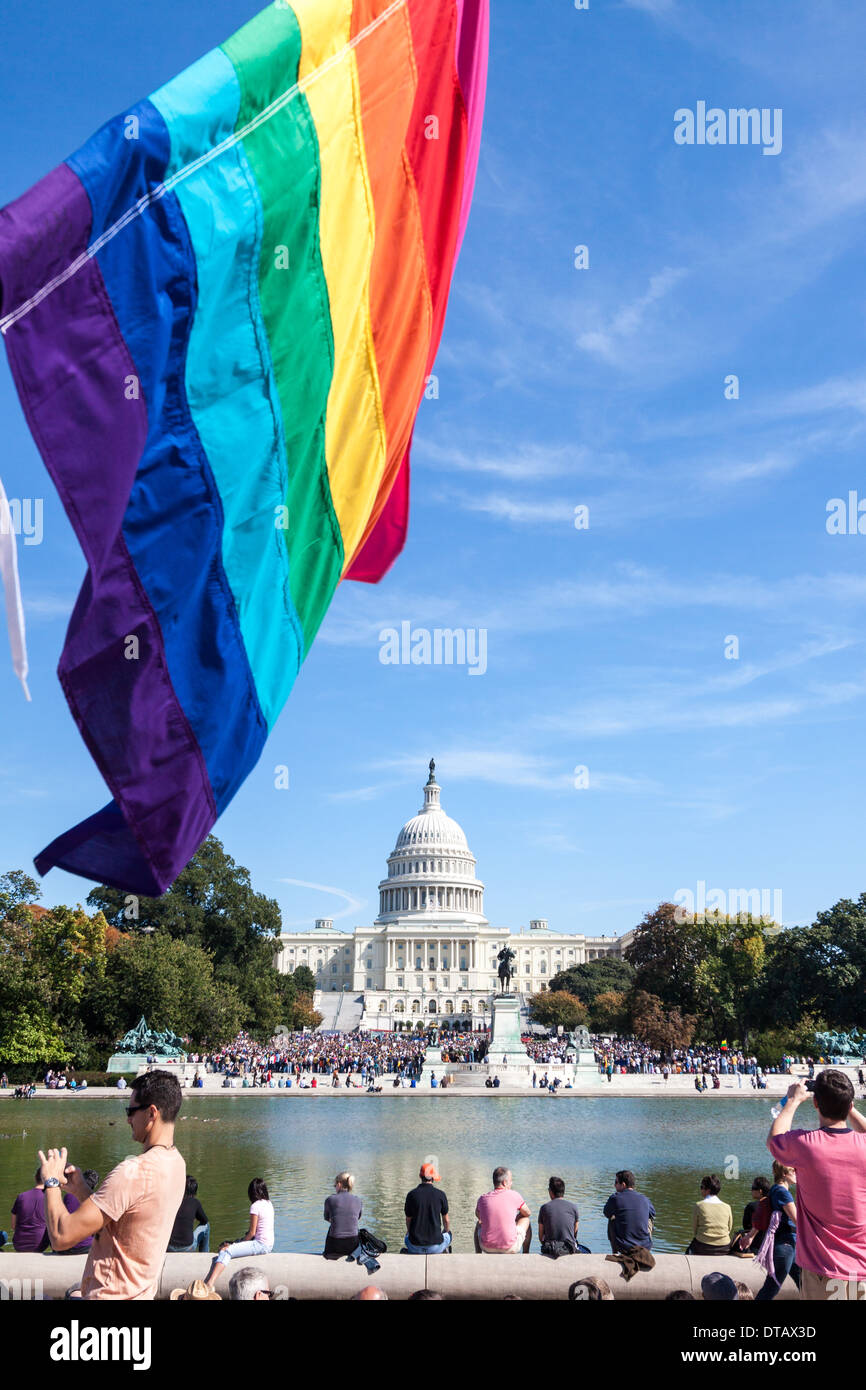 Gay Pride Festival in Washington, DC Stock Photo