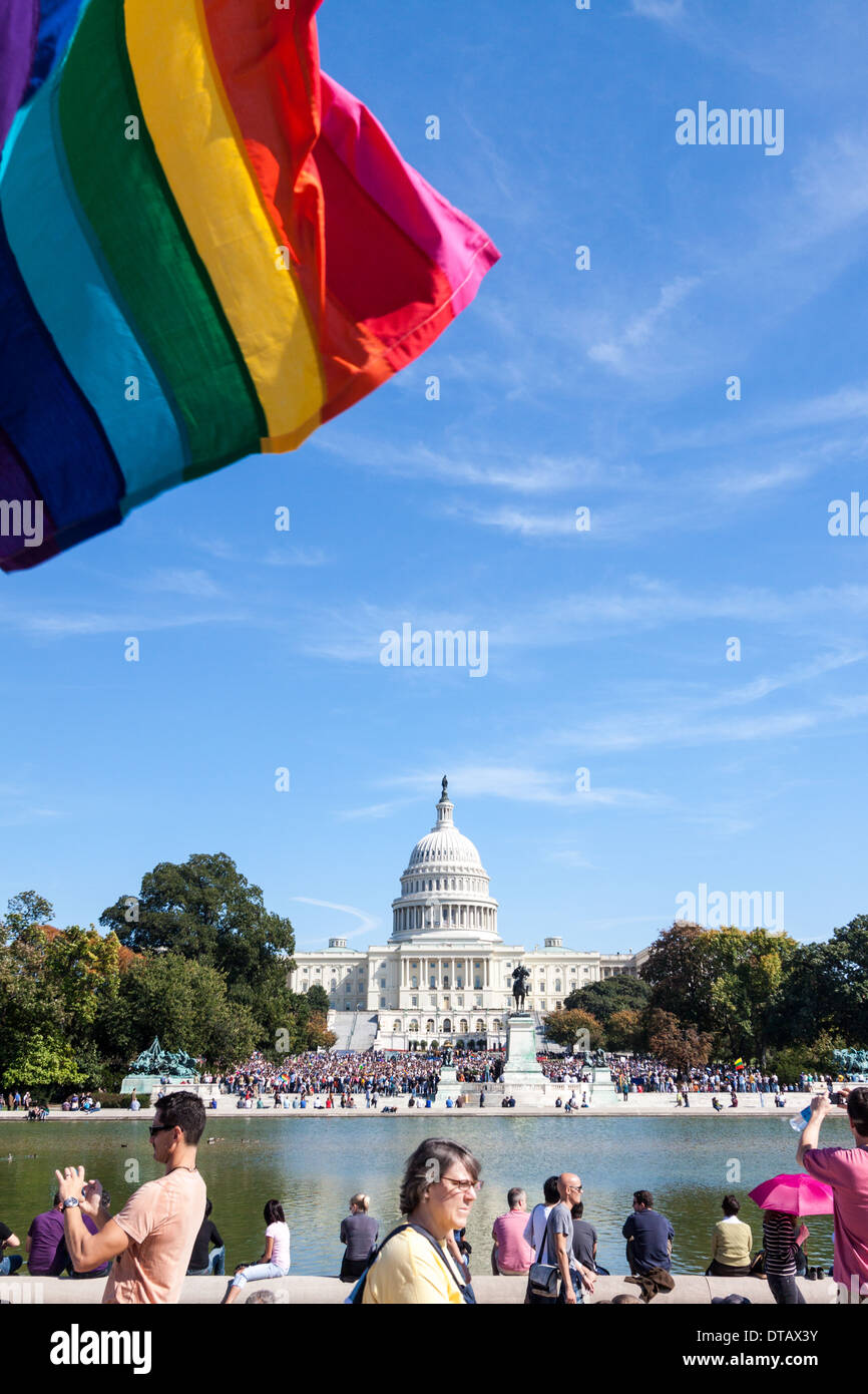 Gay Pride Festival in Washington, DC Stock Photo