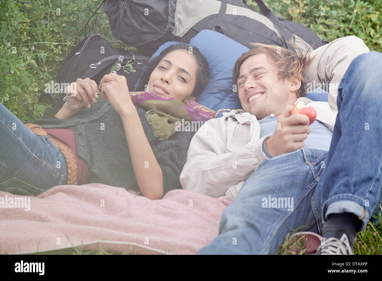 Two young men relaxing hi-res stock photography and images - Alamy