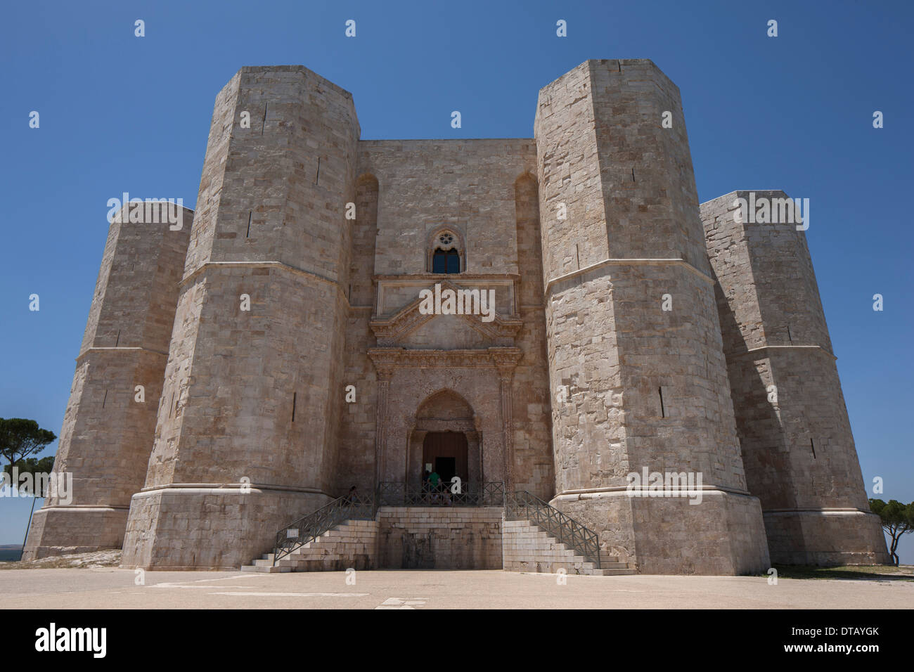 View of Castel Del Monte, Apulia, Italy Stock Photo