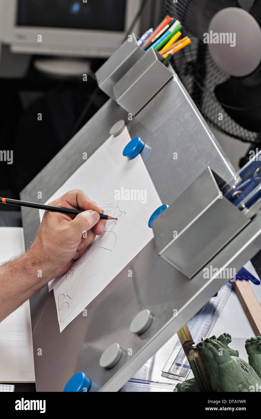 Drawing with paper hires stock photography and images Alamy