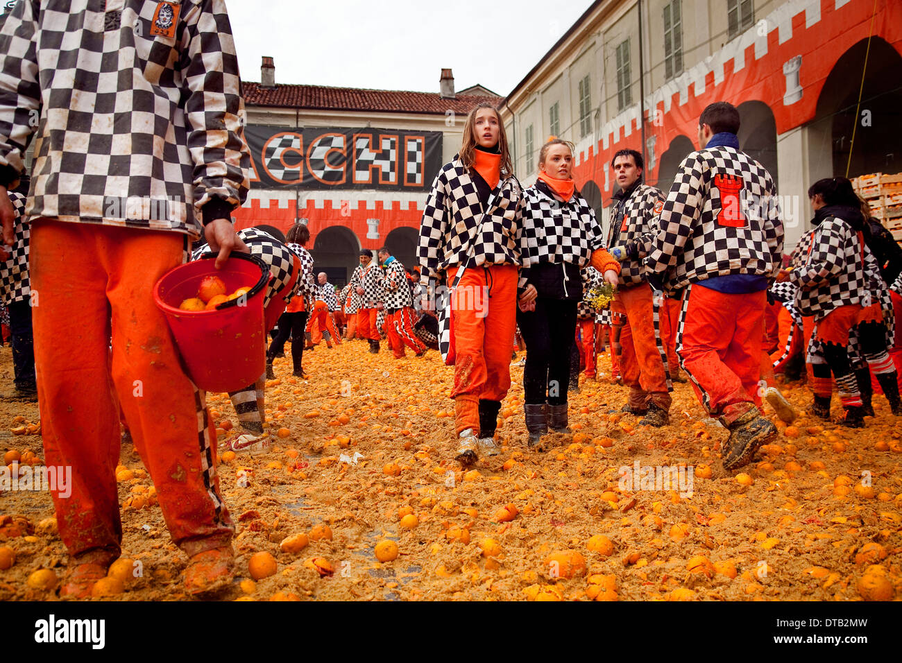 Ivrea Carnival, Italy Stock Photo - Alamy