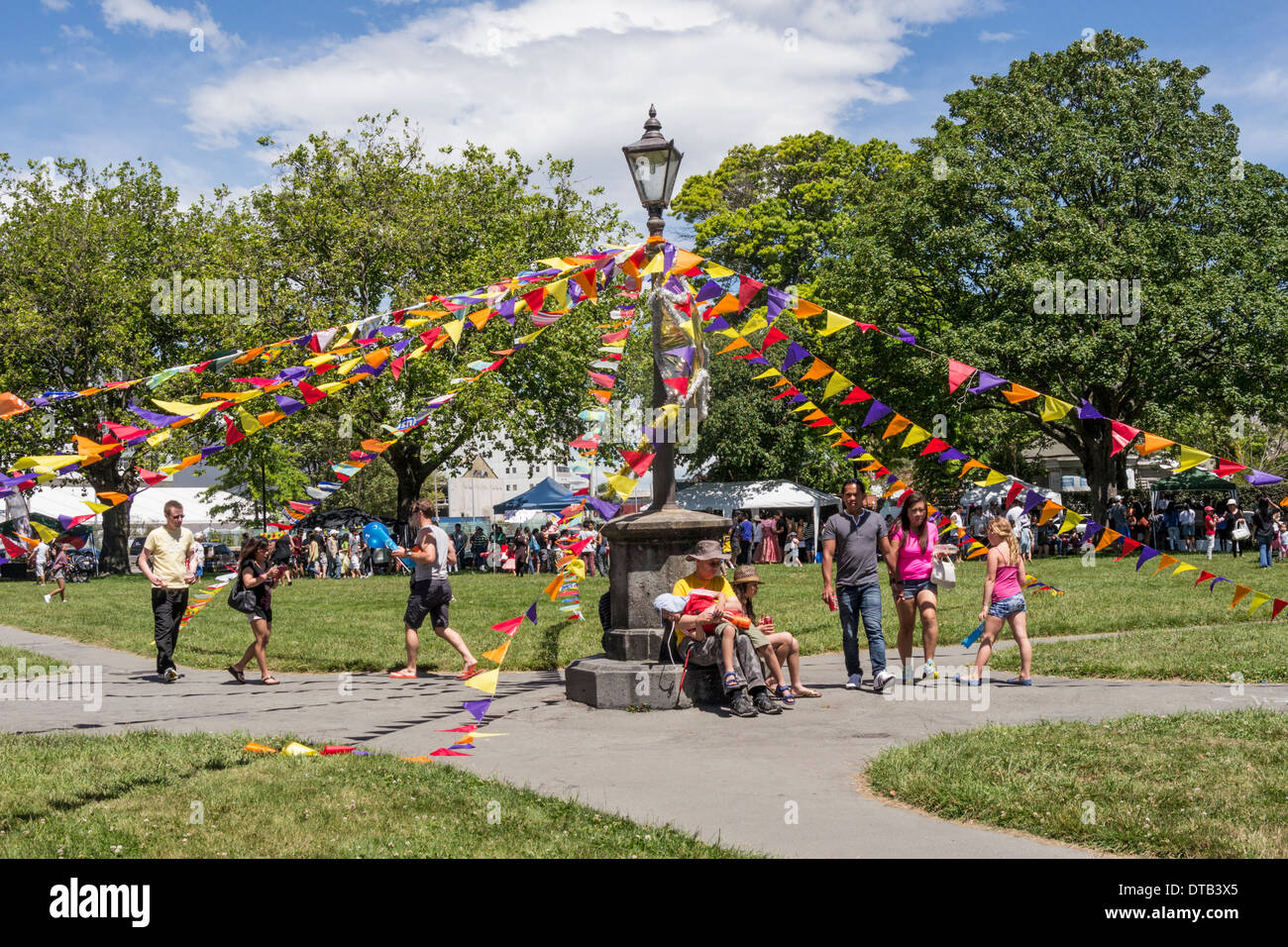 Latimer Square, Christchurch, New Zealand Stock Photo - Alamy