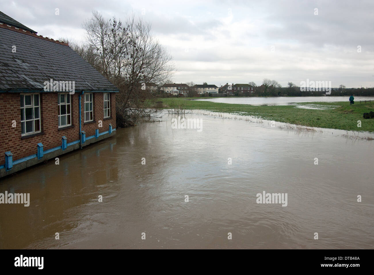 floodwater Edenbridge Kent England UK Europe Stock Photo