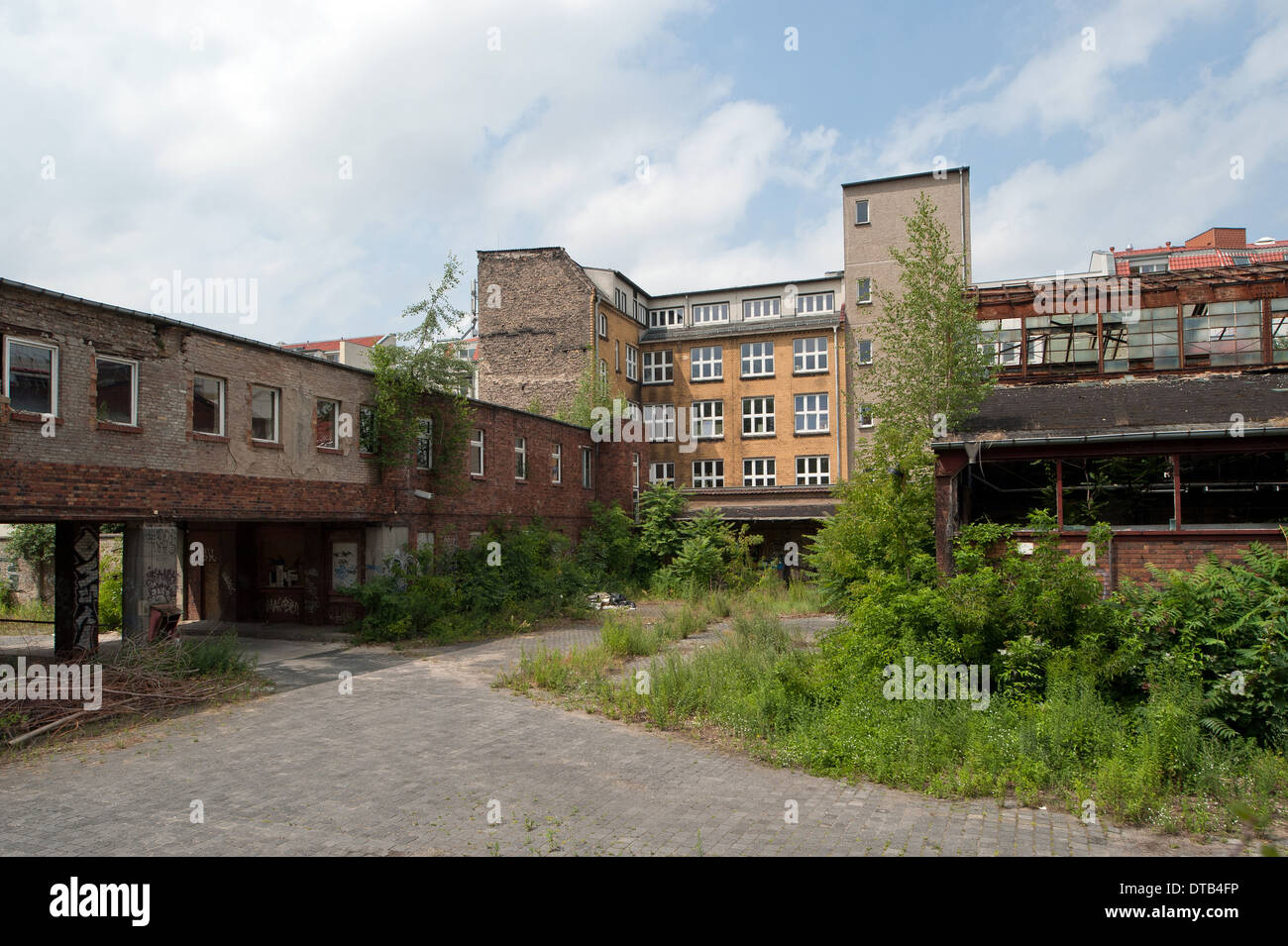 Berlin, Germany, the terrain of the old Postfuhramt Melchiorstrasse 1895 Stock Photo