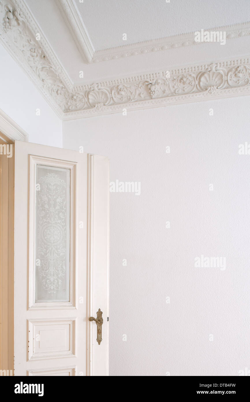 Berlin Germany With Stucco Ceiling In A Gruenderzeit