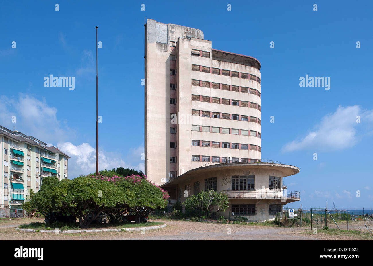 Chiavari, Italy, the ruins of the Colonia Fara Stock Photo - Alamy