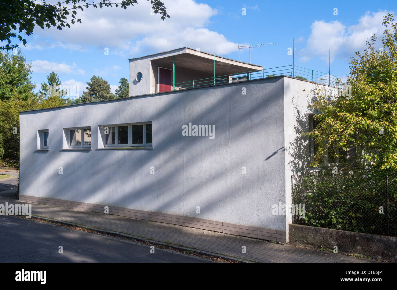 Wroclaw, Poland, house 35 the Werkbundsiedlung Wroclaw ( WUWA Stock