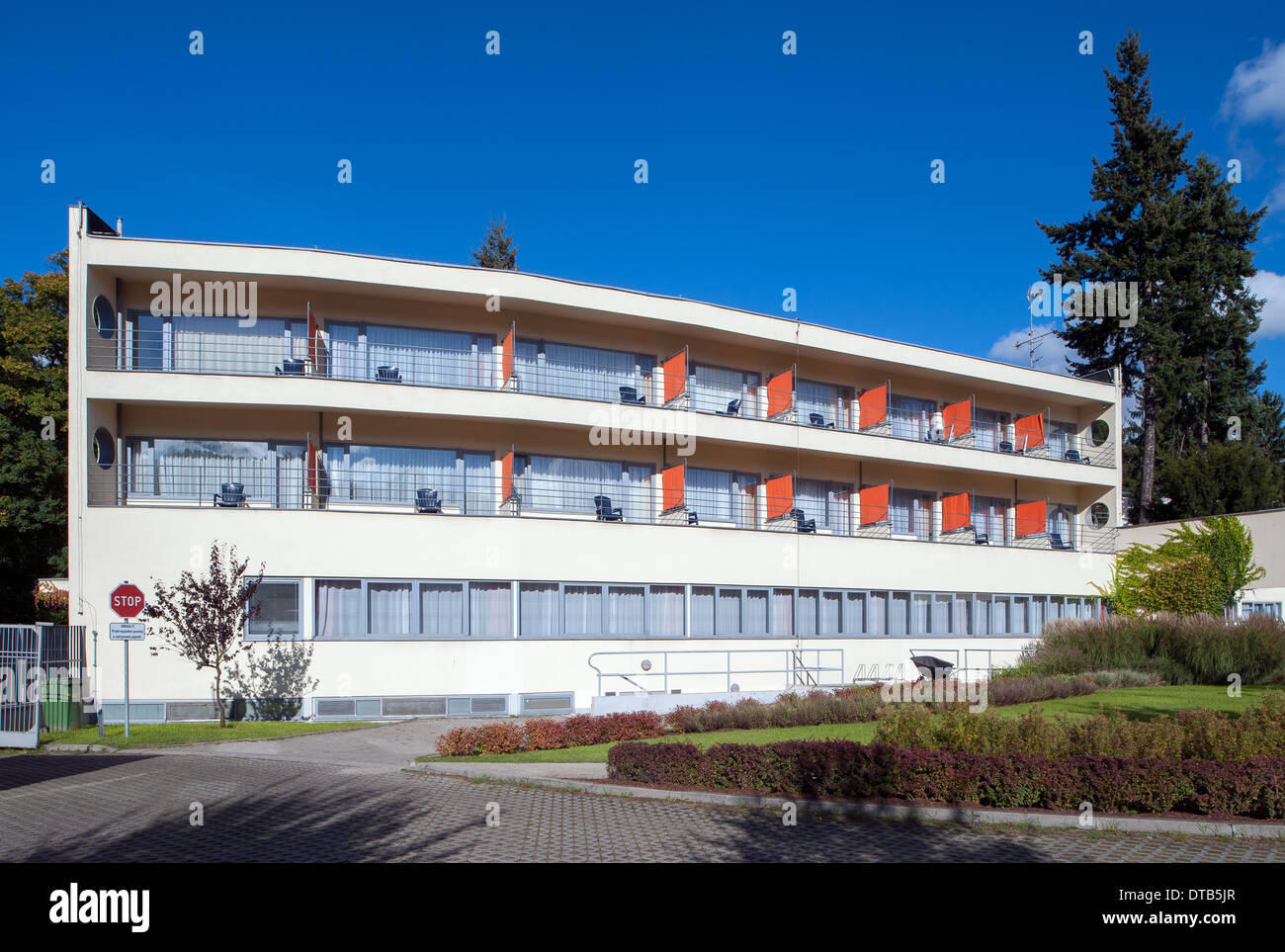 Wroclaw, Poland, house 31 of Werkbundsiedlung Wroclaw ( WUWA Stock