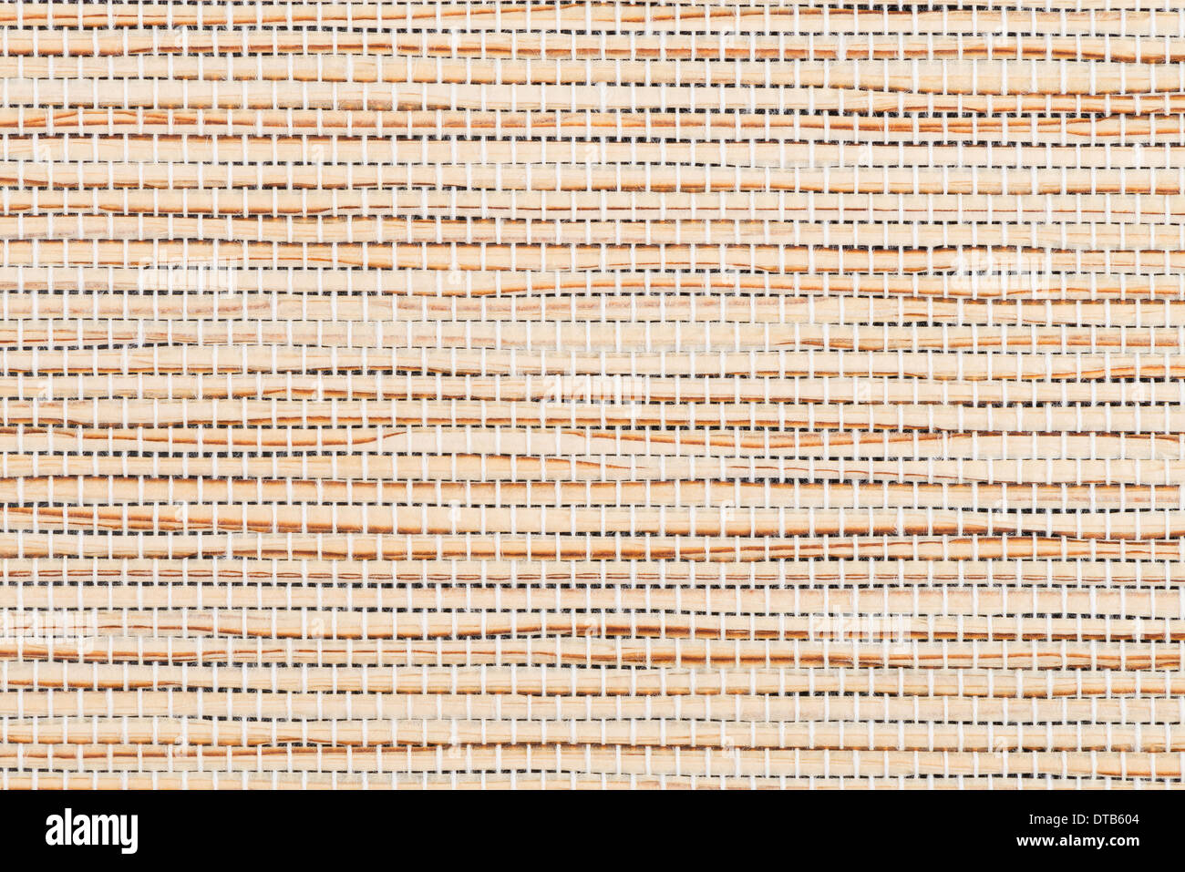 Bamboo texture background bound together in a pattern Stock Photo