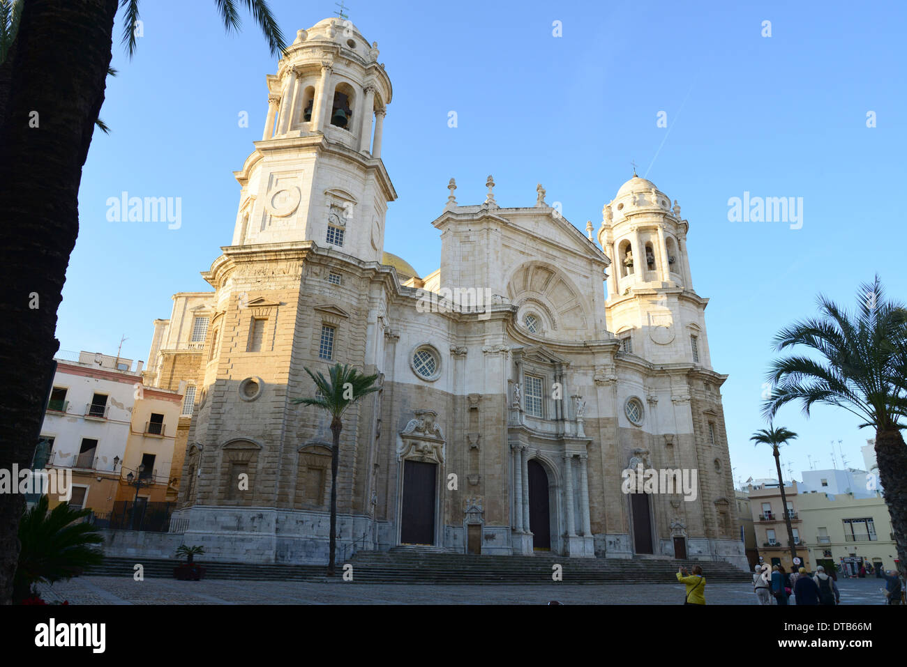 Cádiz Cathedral (Catedral de Cádiz), Plaza de la Catedral, Old Town, Cádiz, Cádiz Province, Andalusia, Spain Stock Photo