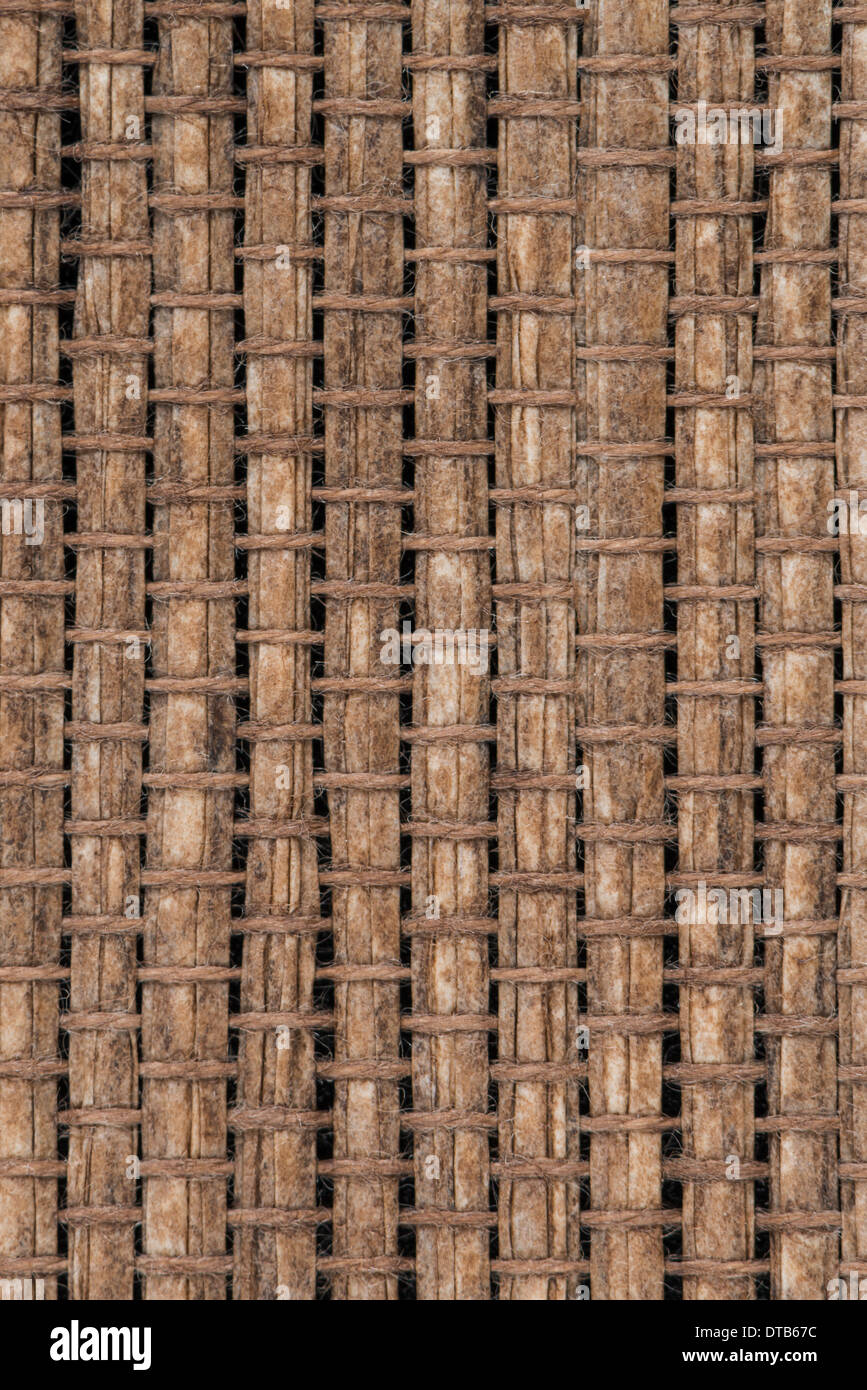 Bamboo texture background bound together in a pattern Stock Photo