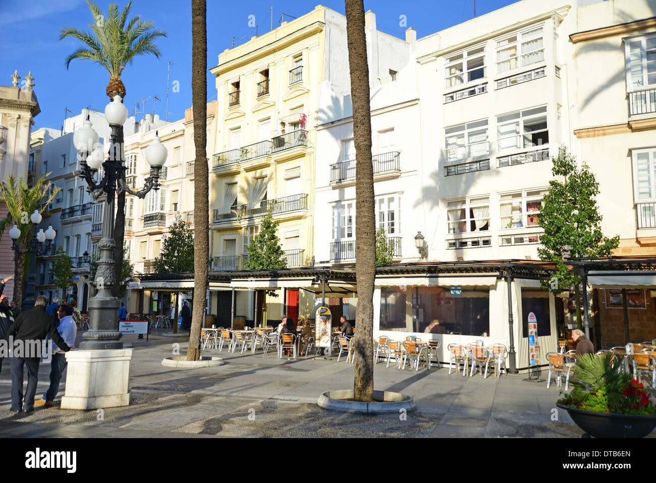 Plaza de San Juan de Dios, Cádiz, Cádiz Province, Andalusia, Spain Stock Photo