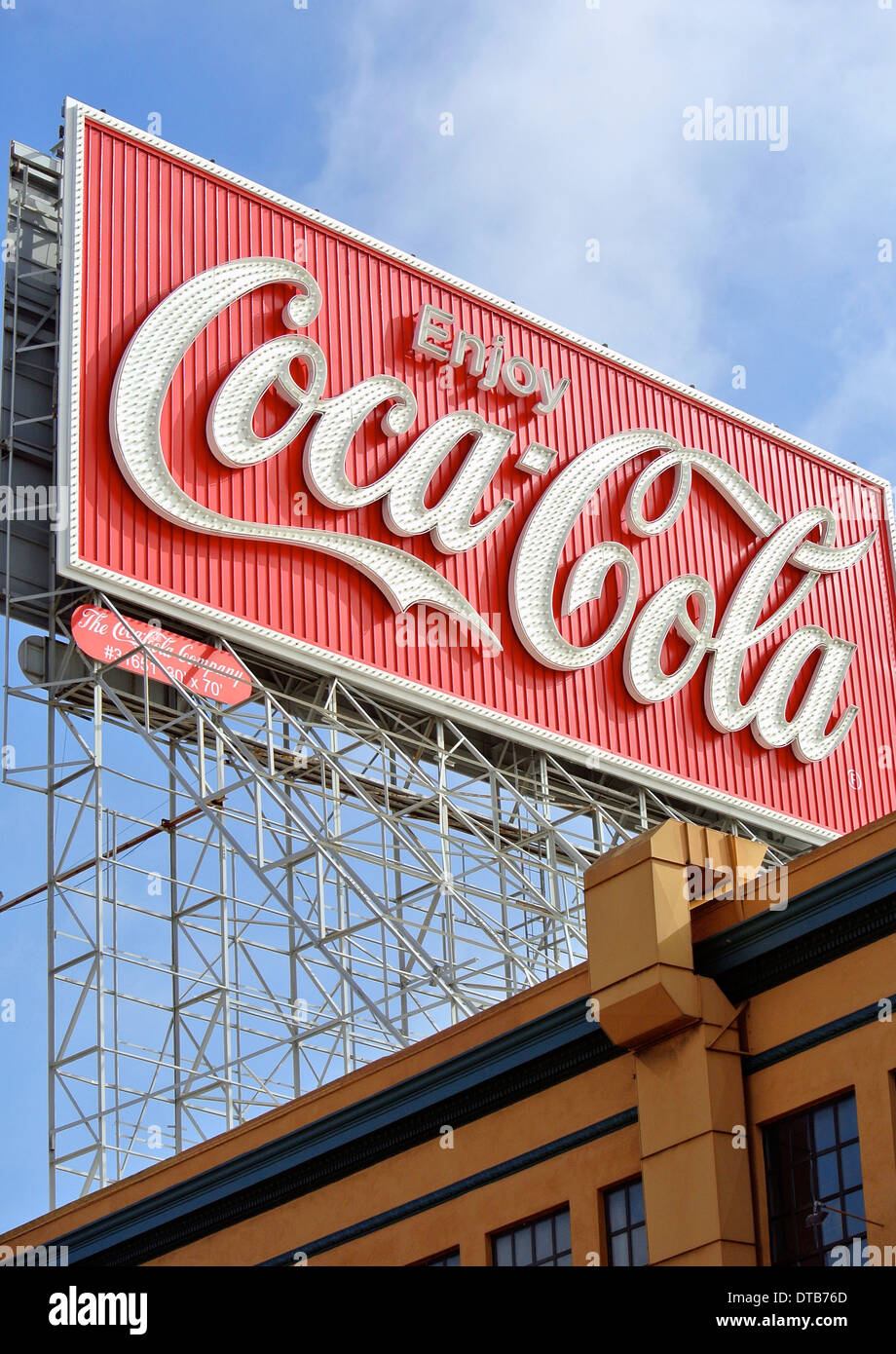 coca cola billboard on building in san francisco Stock Photo