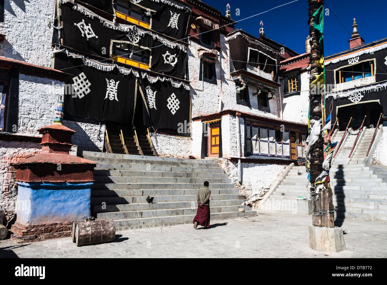 Samding monastery, Tsang, Tibet Stock Photo
