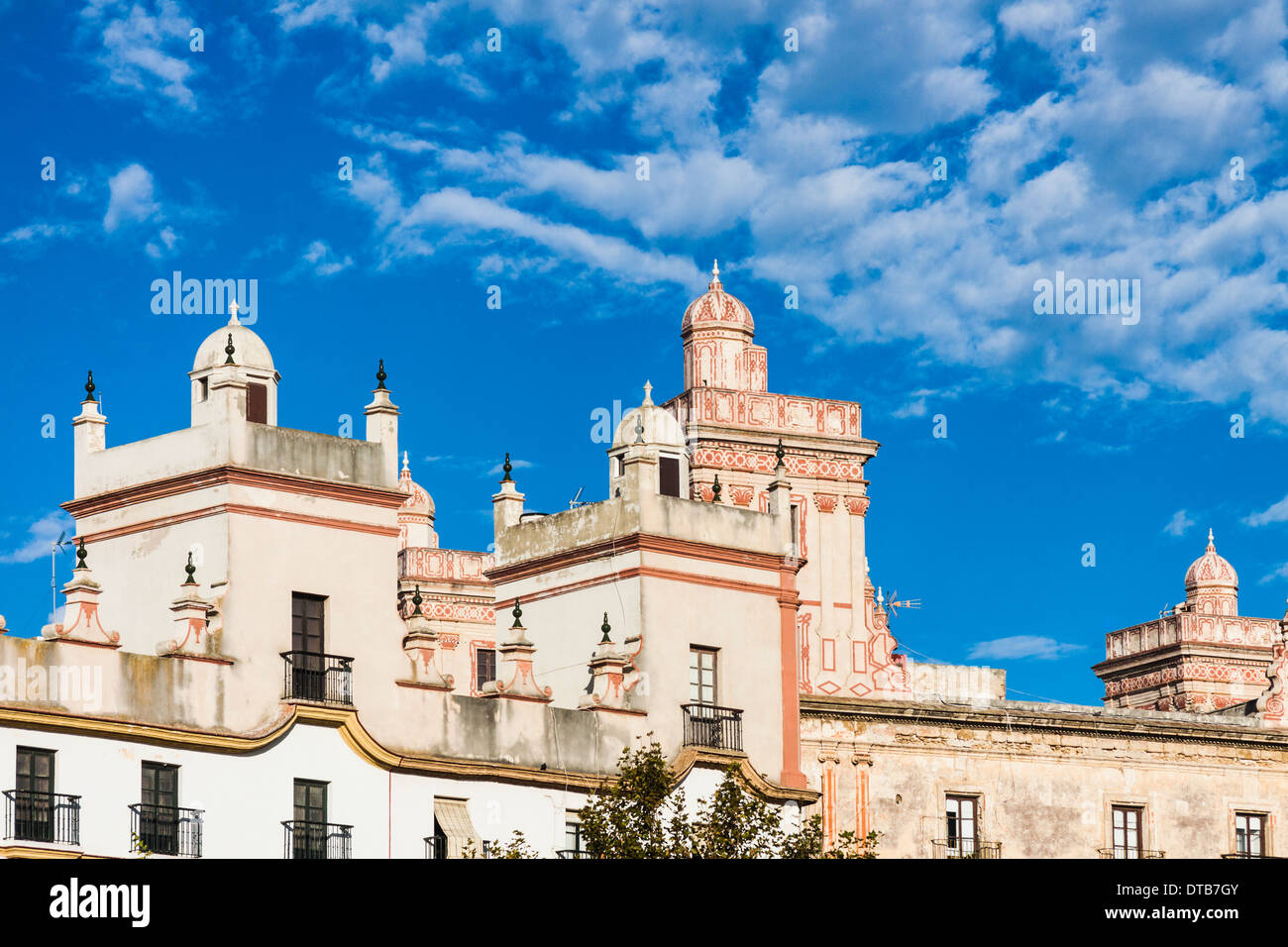 House of the Four Towers. Cadiz, Andalusia, Spain Stock Photo Alamy