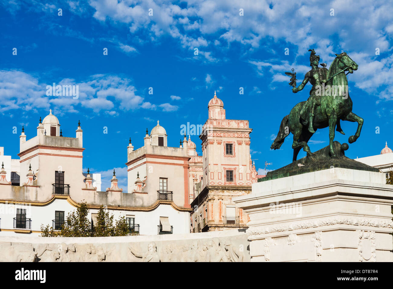 House of the Four Towers. Cadiz, Andalusia, Spain Stock Photo Alamy
