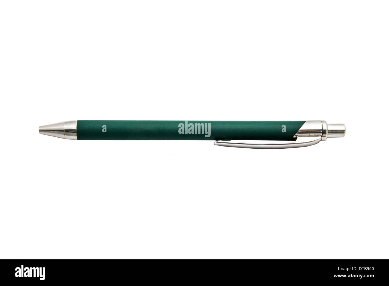 Green pen isolated on white background Stock Photo Alamy