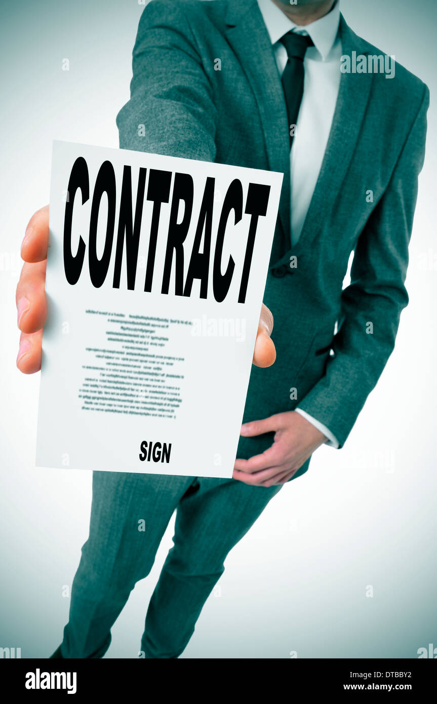 Business contract hi-res stock photography and images - Alamy