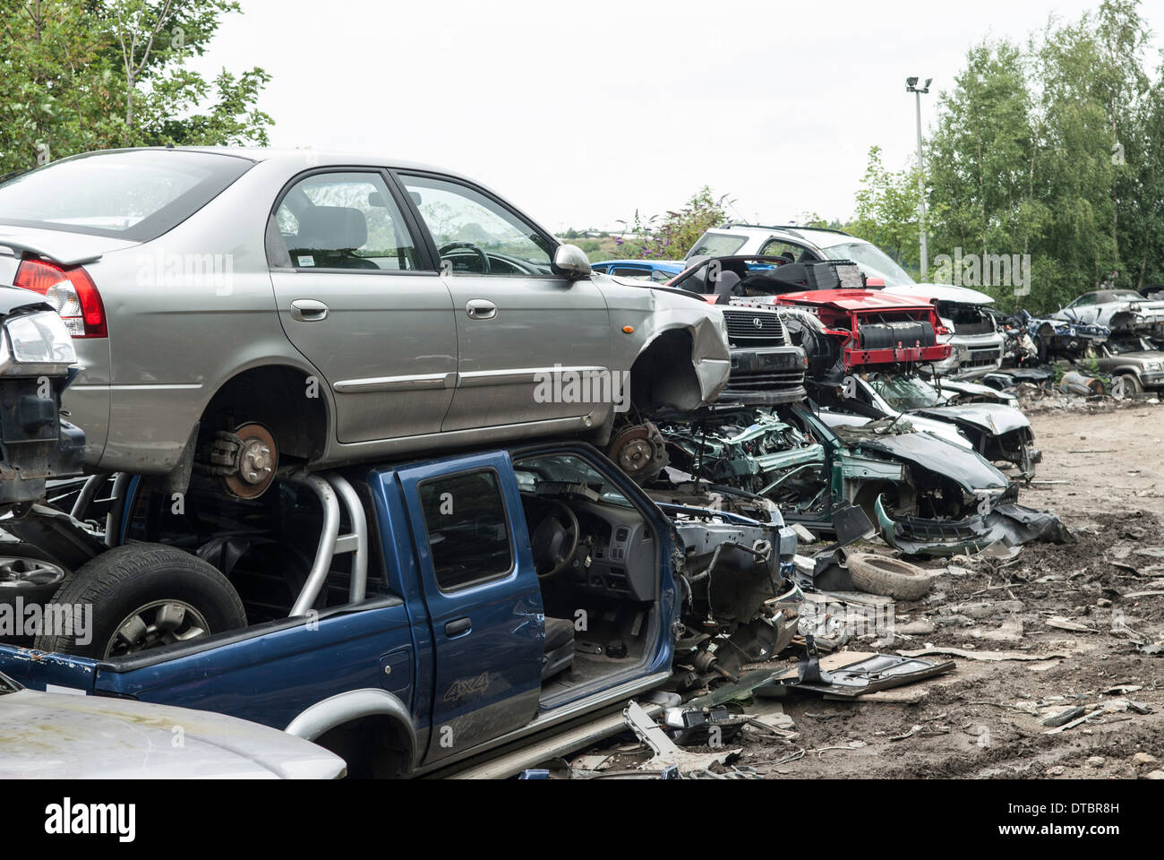 Crushed car hires stock photography and images Alamy