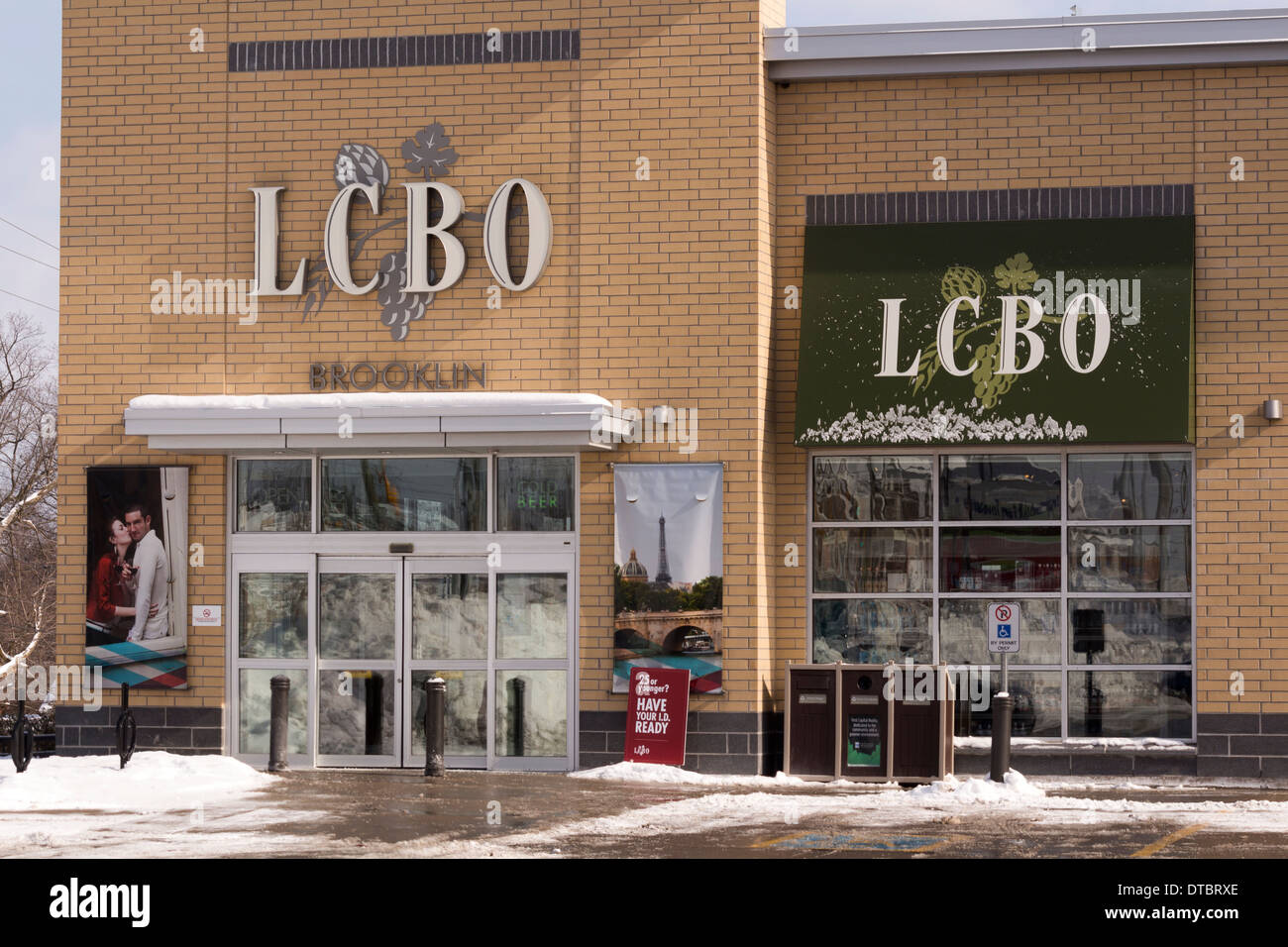 LCBO store in Brooklin Ontario Stock Photo Alamy