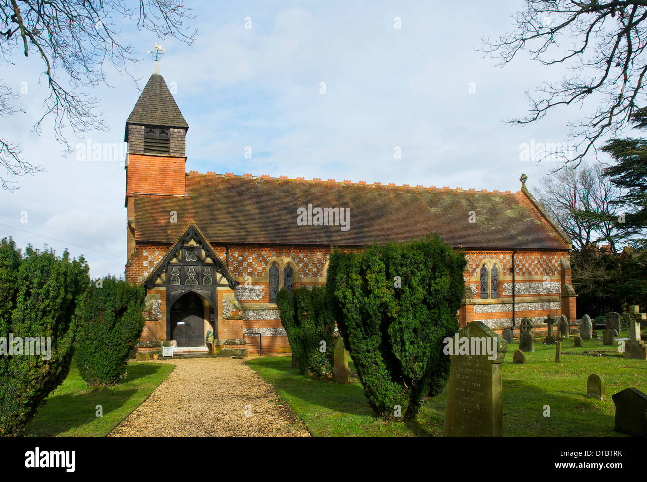 The Church of St Mary the Virgin, Beech Hill, near Reading, Berkshire, England UK Stock Photo