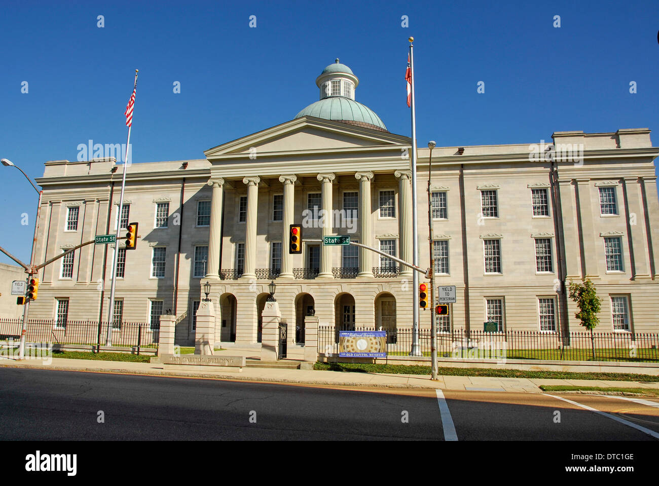 Old Mississippi State Capitol Building in Jackson, Mississippi Stock Photo