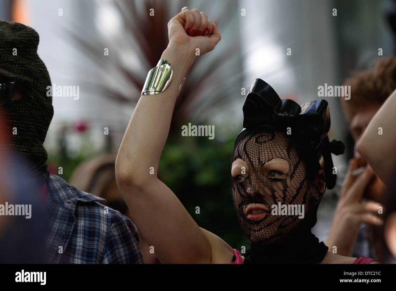 Russian feminist punk rock bandRiot Stock Photo Alamy