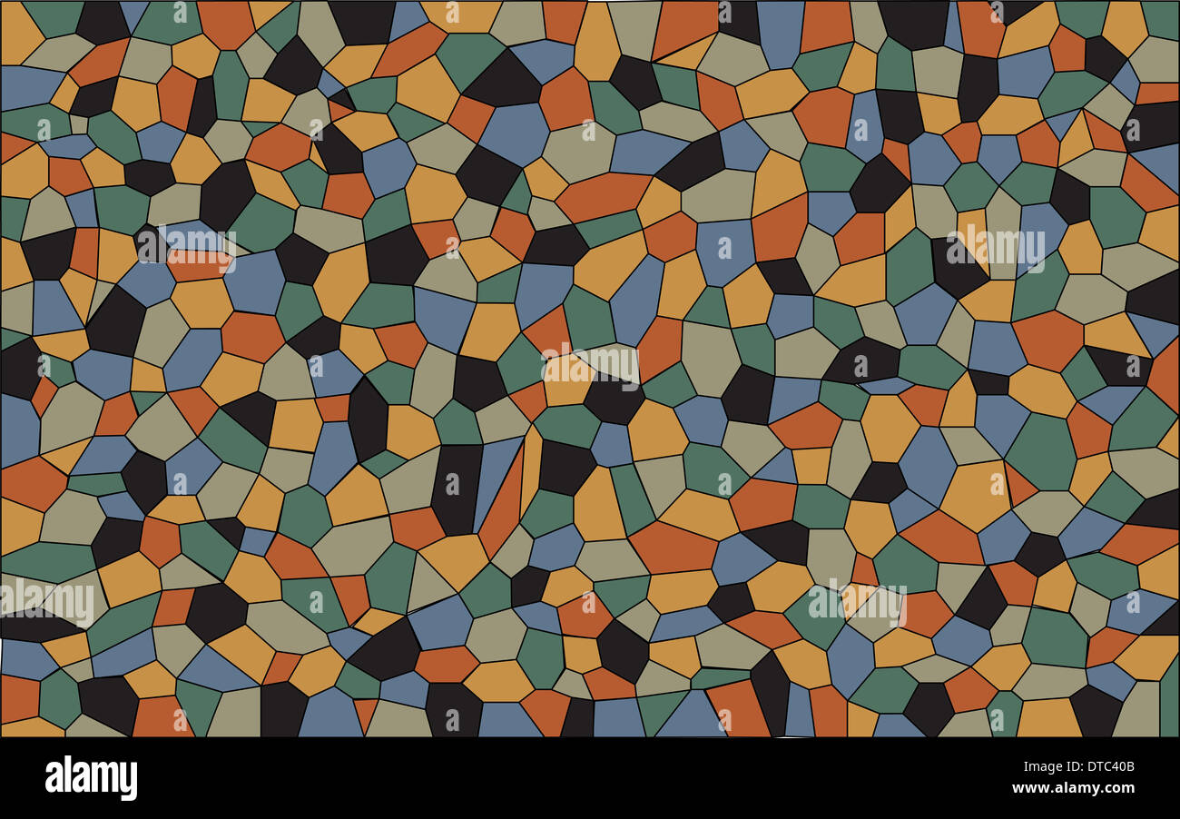 A mosaic of Italian Gothic colours set as a background Stock Photo