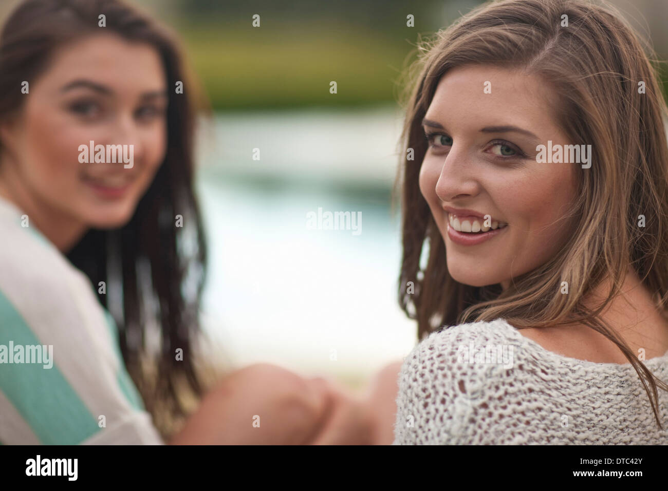 Woman sitting on loo hi-res stock photography and images - Alamy