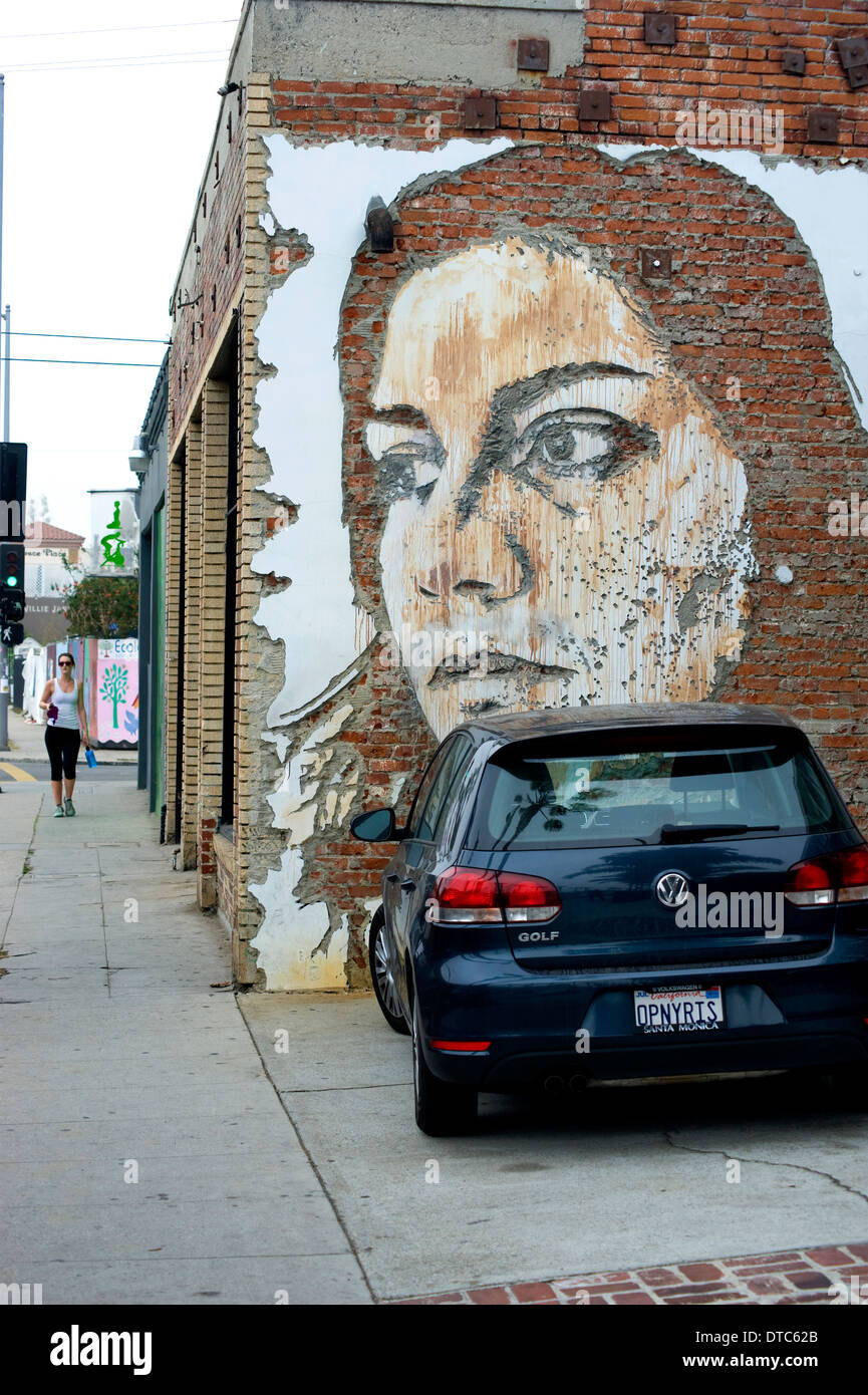 Abbot Kinney district of Venice Beach Stock Photo Alamy
