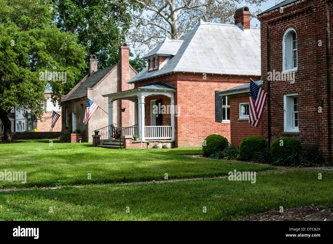 Roane Building, Gloucester Courthouse Circle, Gloucester, Virginia Stock Photo