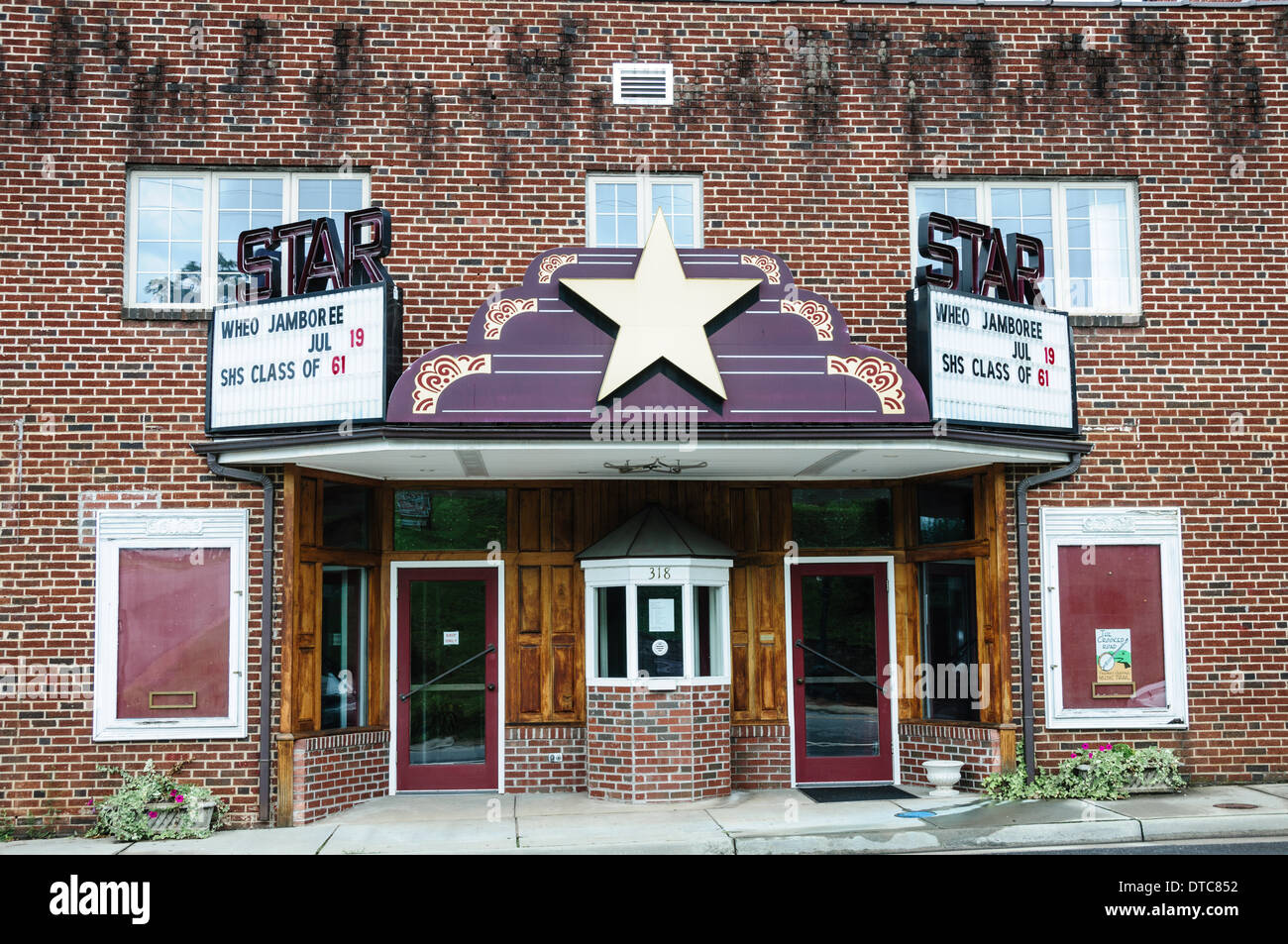 Historic Star Theater, 318 Patrick Avenue, Stuart, VA Stock Photo Alamy