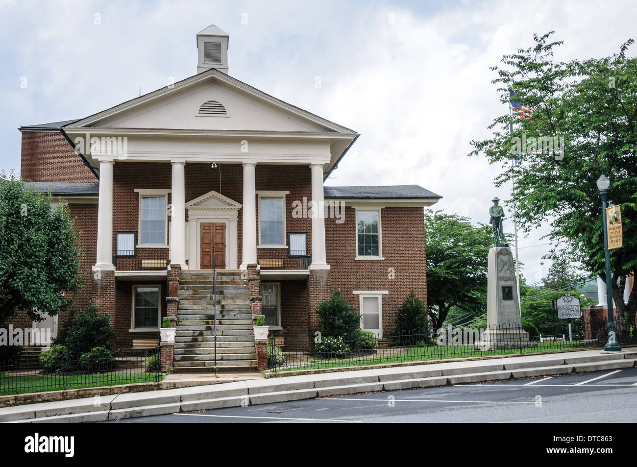 Patrick County Courthouse, 100 Main Street, Stuart, Virginia Stock