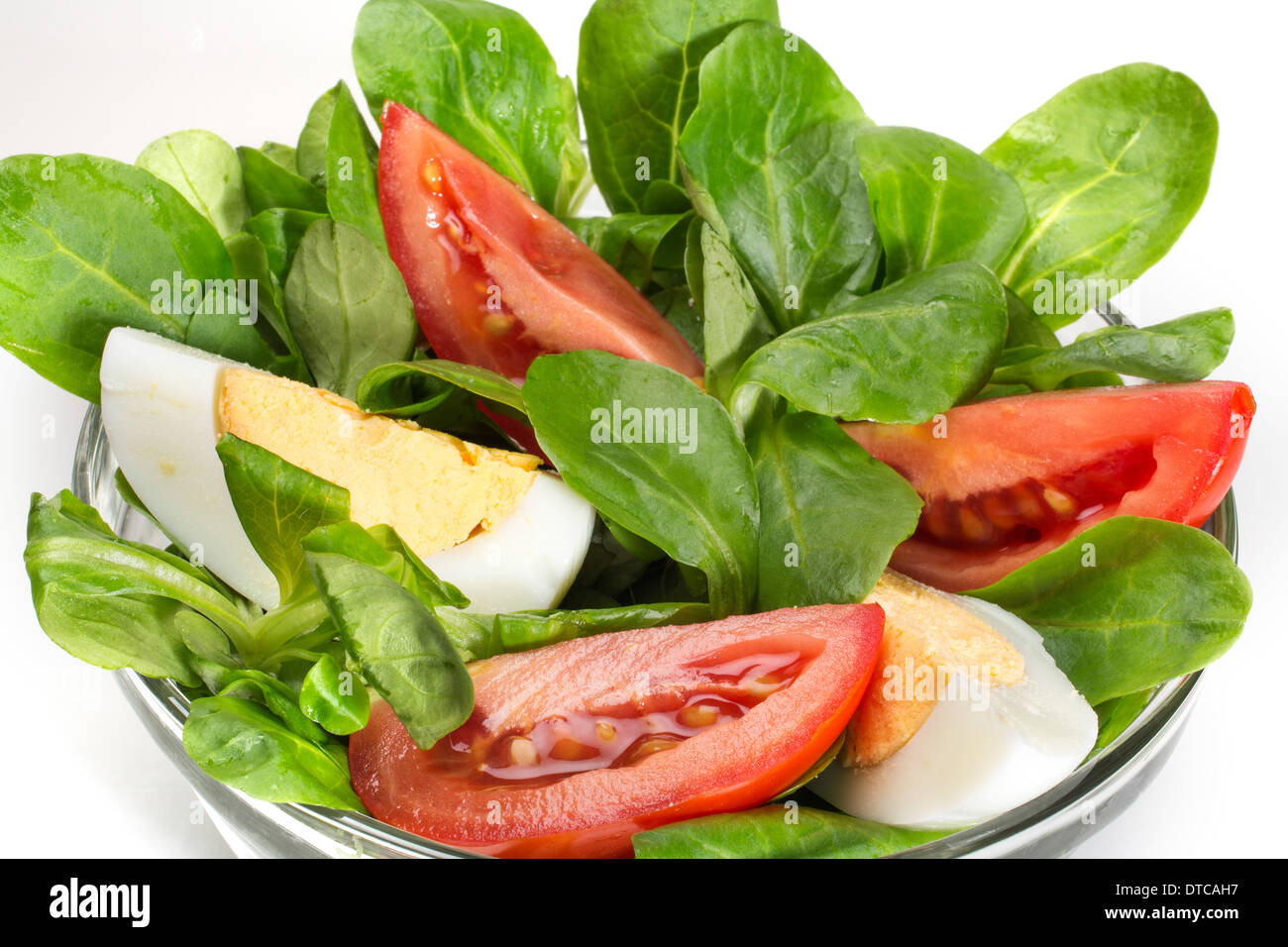 Mediterranean salad ensalada mediterranea Stock Photo