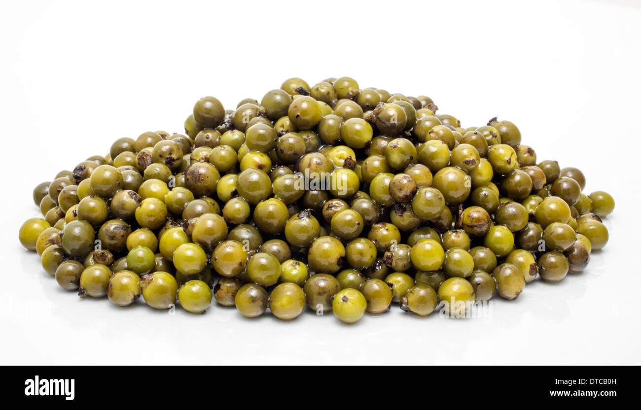 Green pepper species pimienta verde especie Stock Photo