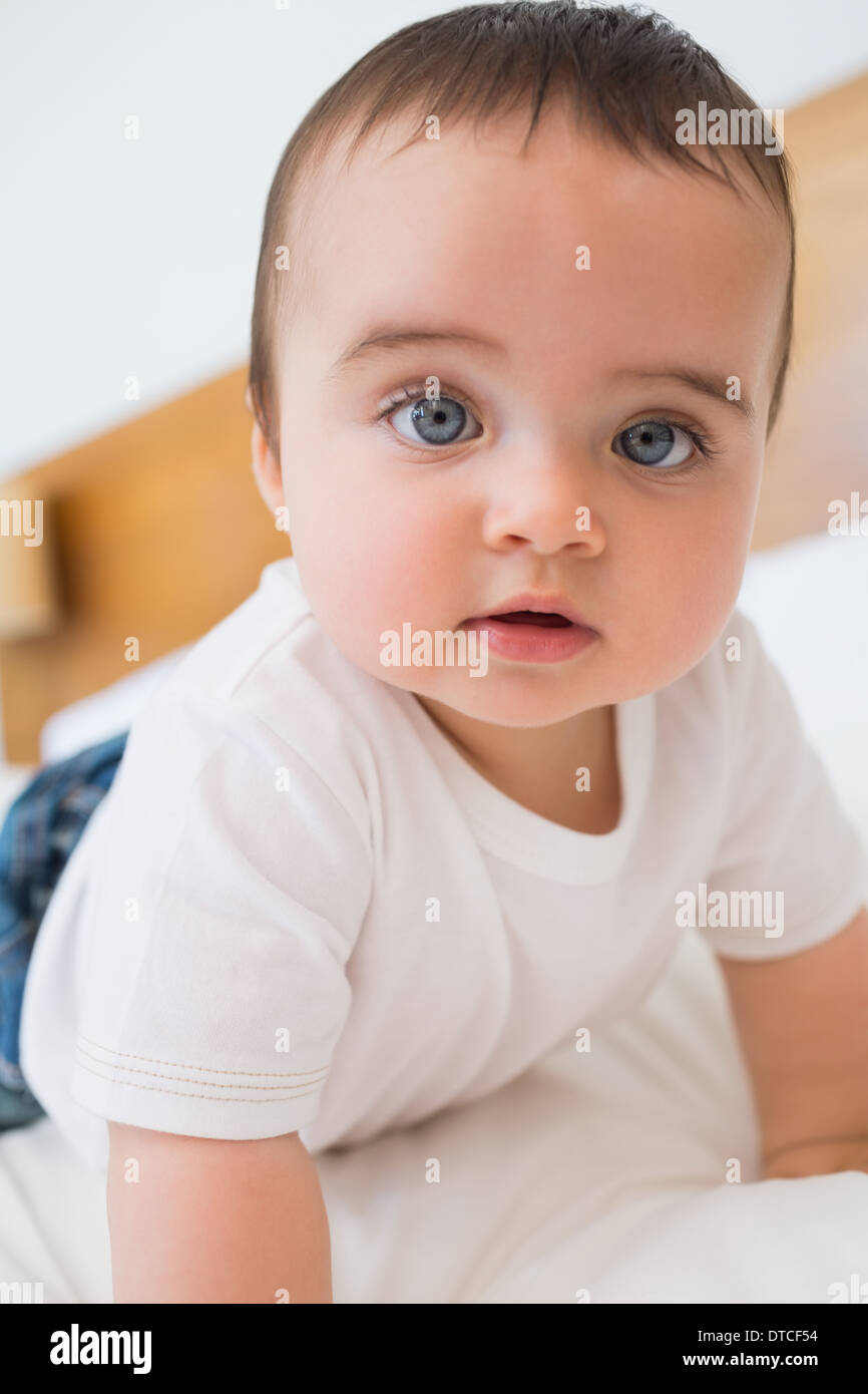 Closeup of cute baby Stock Photo