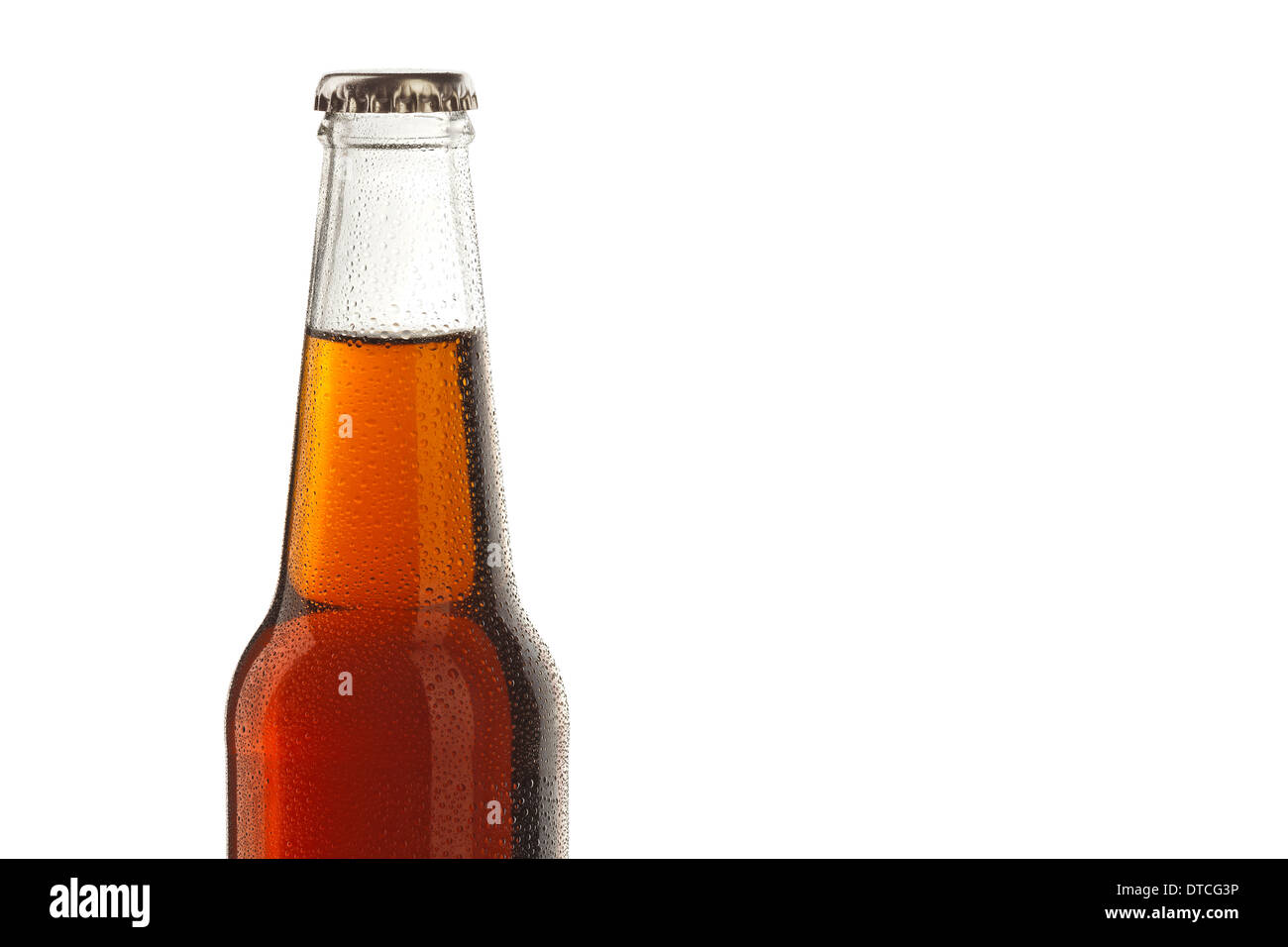 Soda bottle, nonalcoholic drink with water drops Stock Photo Alamy