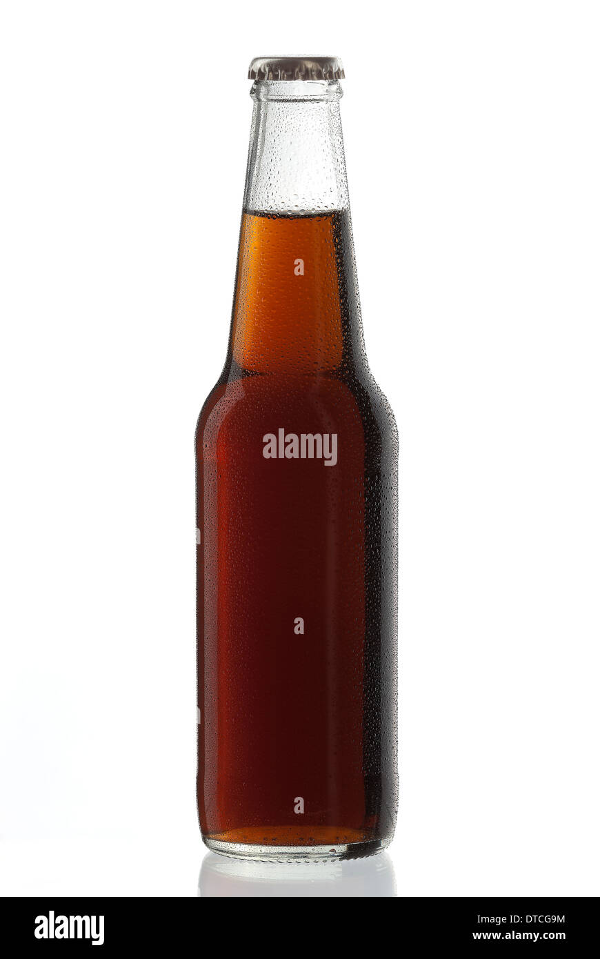 Soda bottle nonalcoholic drink with water drops Stock Photo Alamy