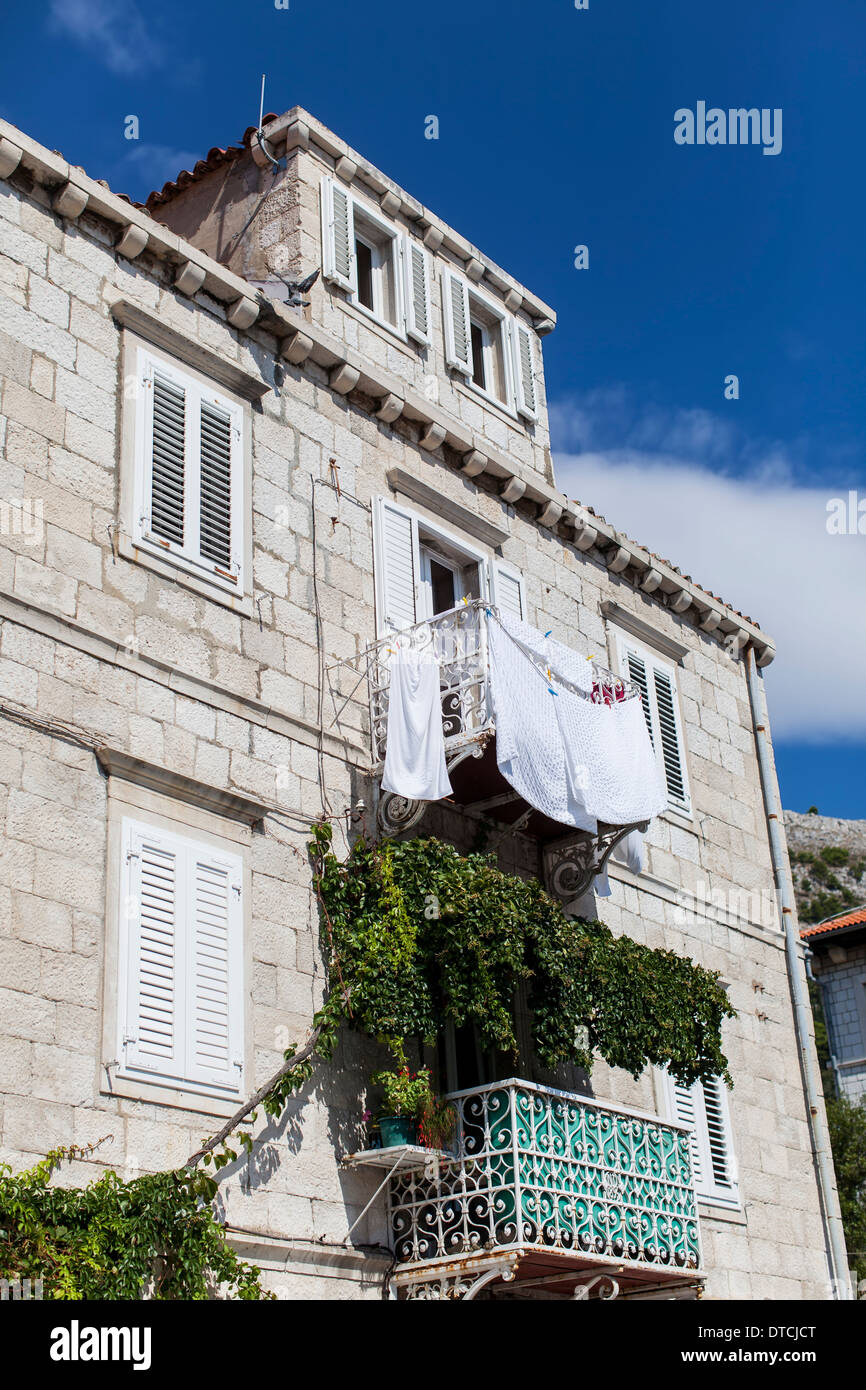 Traditional house in Dubrovnik, Croatia Stock Photo - Alamy