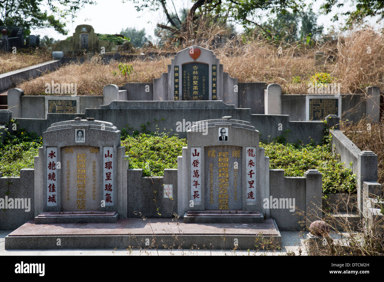 Chinese Cemetery Kuala Lumpur Stock Photo