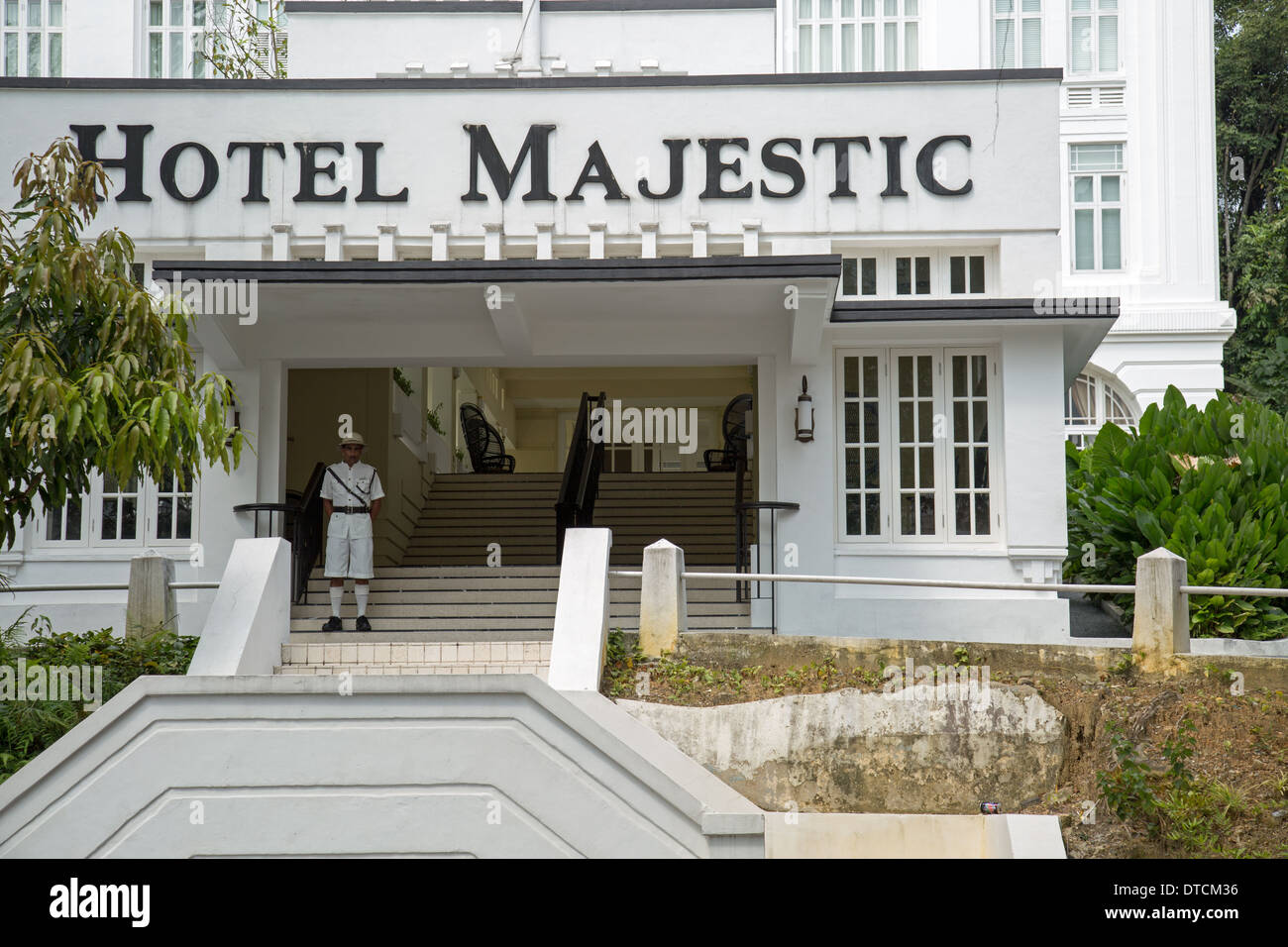 Hotel majestic main entrance Stock Photo