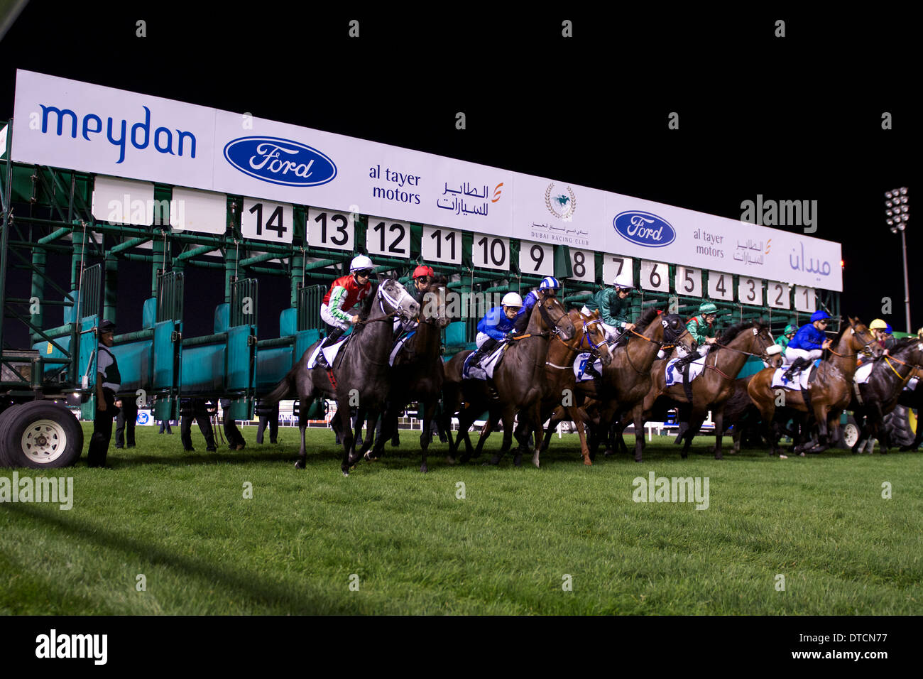 Dubai Horse Racing Horse Stock Photos & Dubai Horse Racing Horse Stock
