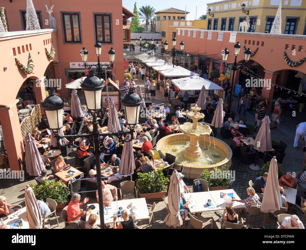 El Campanario Shopping Centre Corralejo La Oliva Fuerteventura Canary Islands Spain Stock Photo