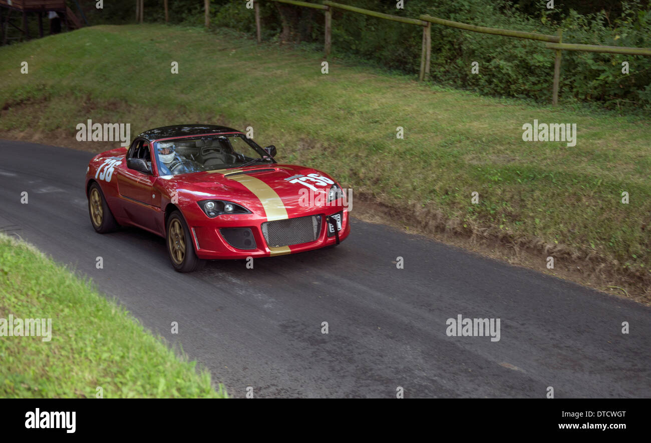 AMS Murhaya at Shelsley Walsh hillclimb in Worcestershire, England. Shelsley Walsh is the oldest motorsport venue in the world. Stock Photo