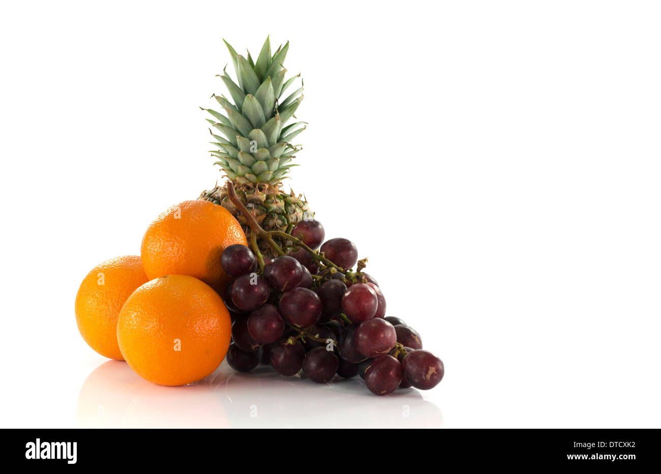 Orange and cheap pineapple