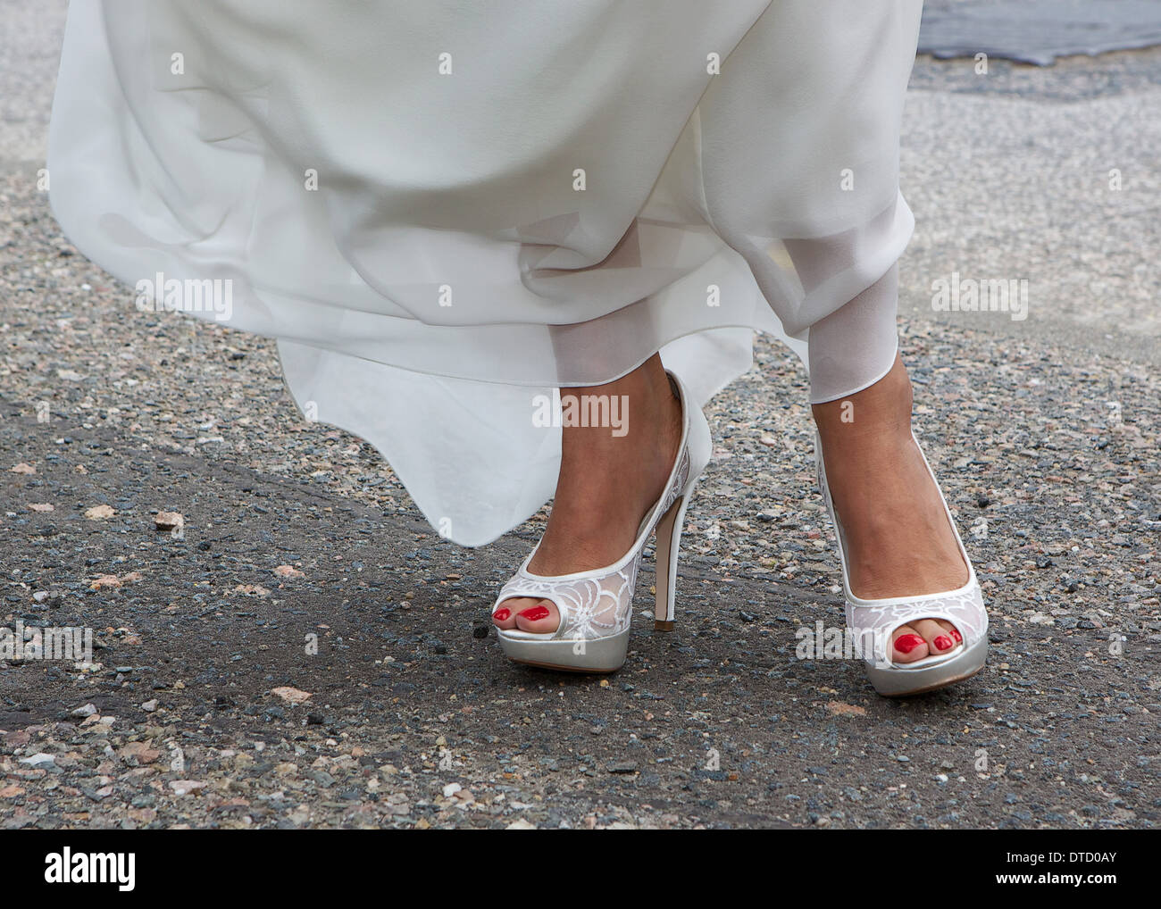 Bridal shoes, Stock Photo