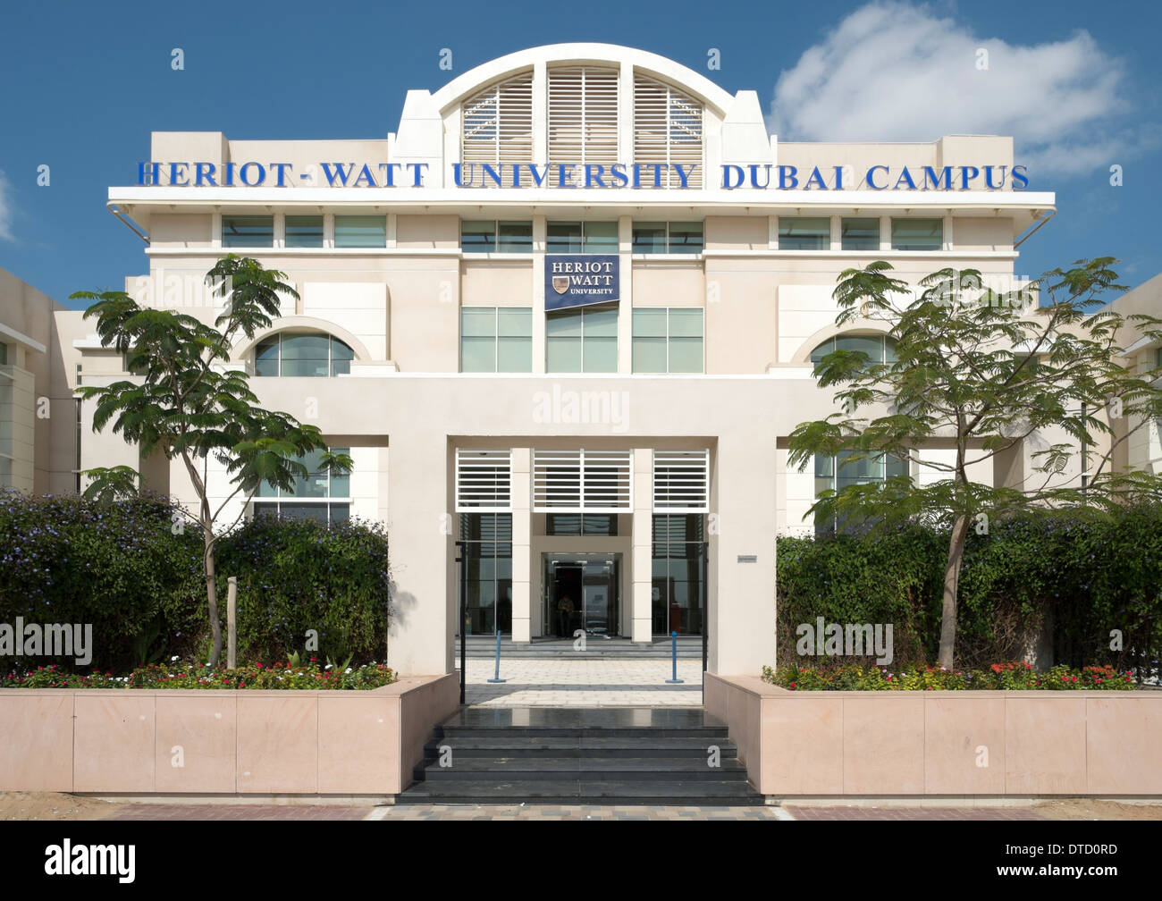 Heriot-Watt University Dubai Campus in Academic City United Arab Emirates Stock Photo